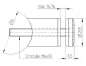 Preview: Punkthalter für Rundrohr 42,4 mm