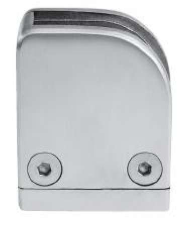 Edelstahl-Glashalter massiv