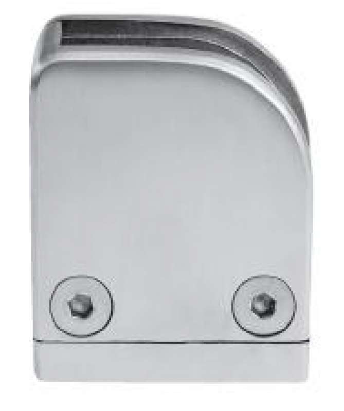 Edelstahl-Glashalter massiv