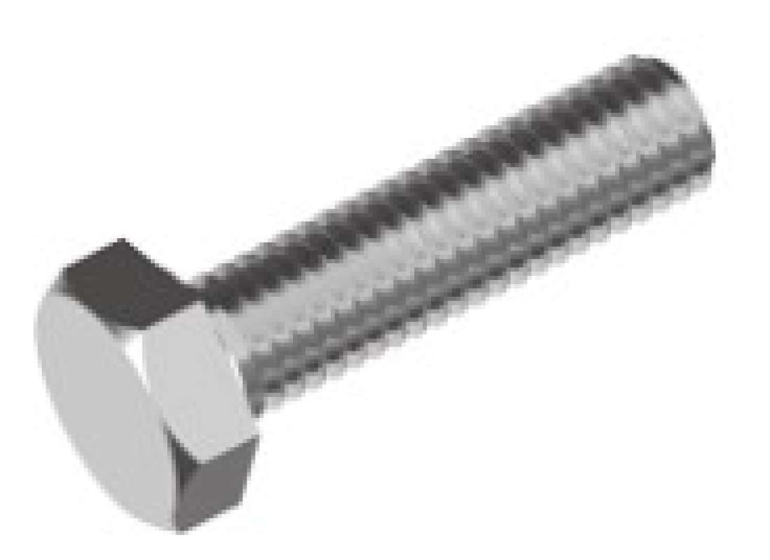1 Packung DIN 933 Sechskantschraube mit Gewinde bis Kopf 8.8 verzinkt M12 x 30 mm (100 Stück Inhalt je Packung)